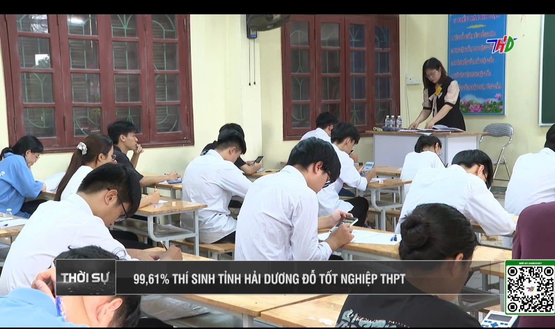 99,61% thí sinh tỉnh Hải Dương đỗ tốt nghiệp THPT